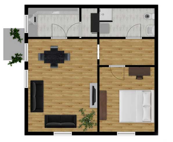 Wohnungsgrundriss